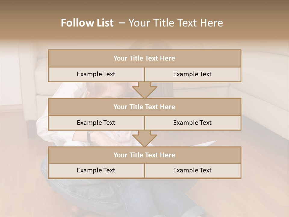 Silhouette Of Construction Worker PowerPoint Template