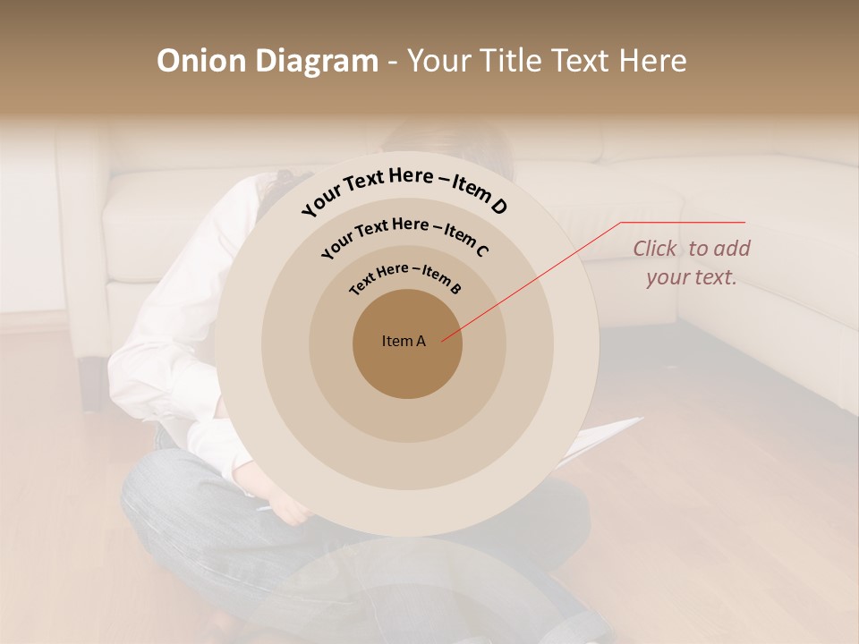 Silhouette Of Construction Worker PowerPoint Template