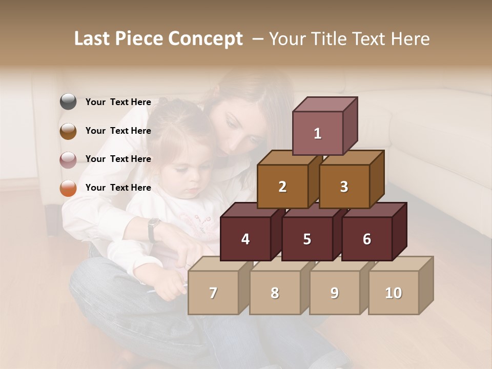 Silhouette Of Construction Worker PowerPoint Template