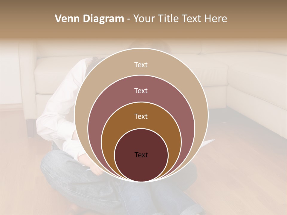 Silhouette Of Construction Worker PowerPoint Template
