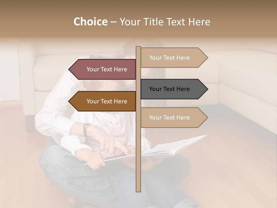Silhouette Of Construction Worker PowerPoint Template