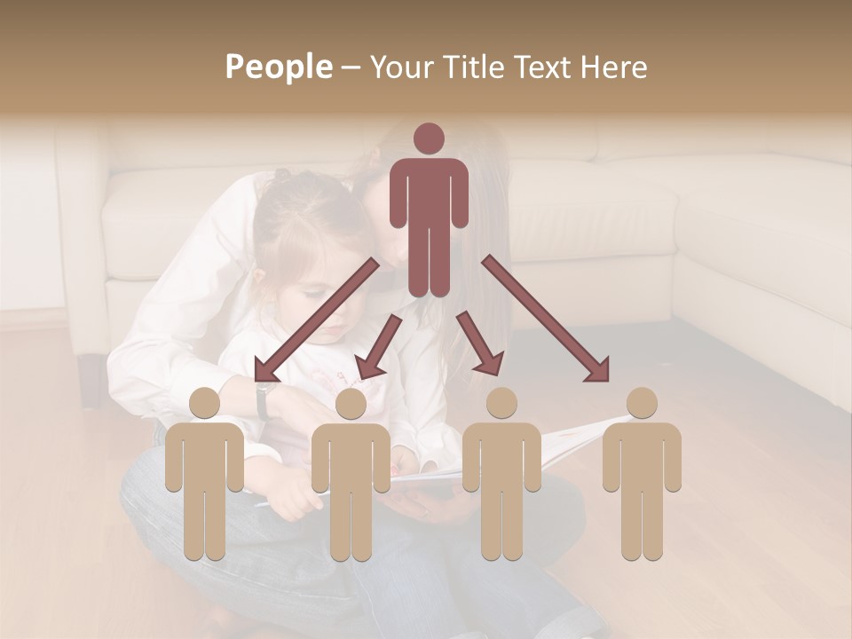 Silhouette Of Construction Worker PowerPoint Template