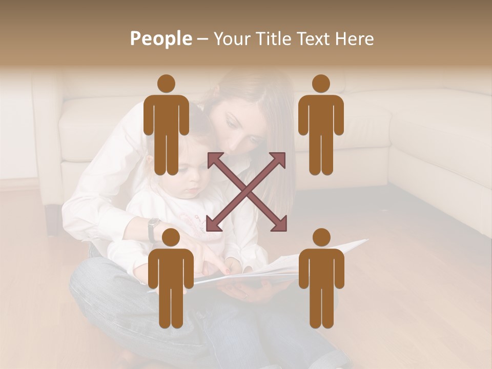 Silhouette Of Construction Worker PowerPoint Template