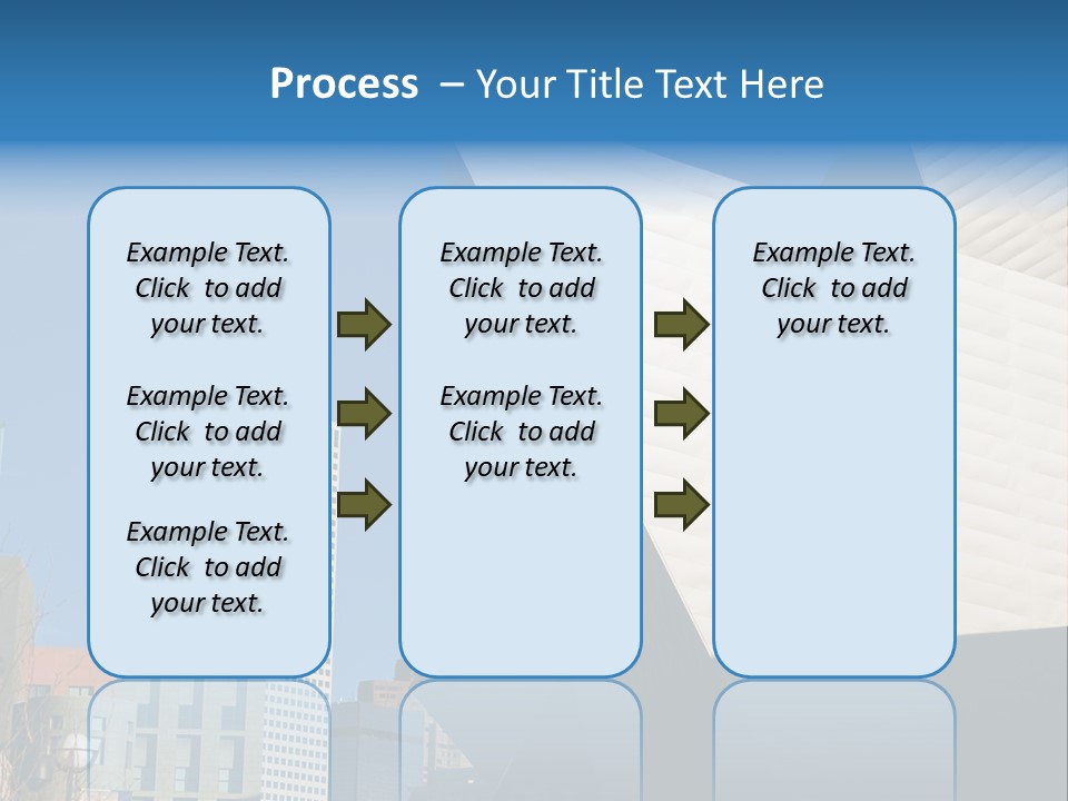 Unique Angles Of Buildings From The Denver Cultural Arts Center. PowerPoint Template