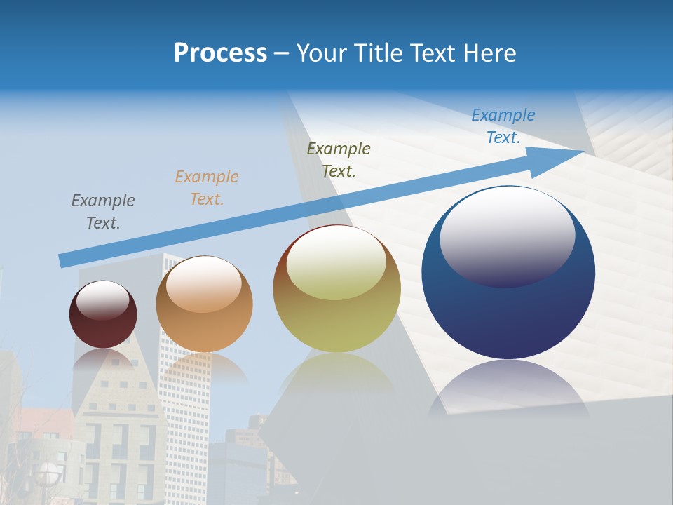 Unique Angles Of Buildings From The Denver Cultural Arts Center. PowerPoint Template