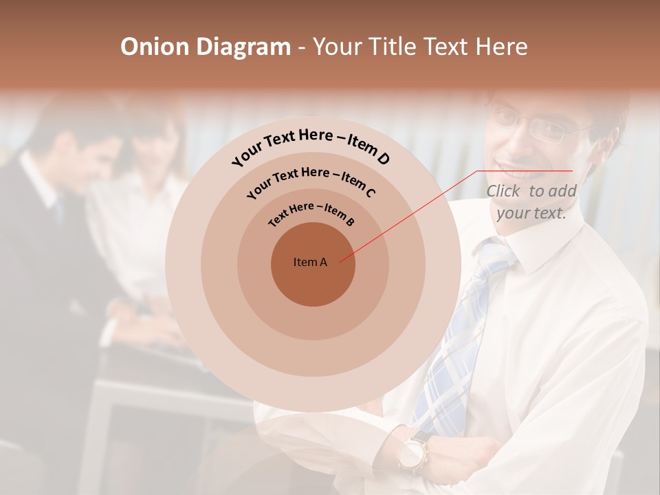 Portrait Of Successful Businessman And Business Team At Office Meeting PowerPoint Template