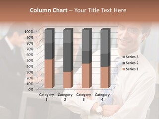 Portrait Of Successful Businessman And Business Team At Office Meeting PowerPoint Template