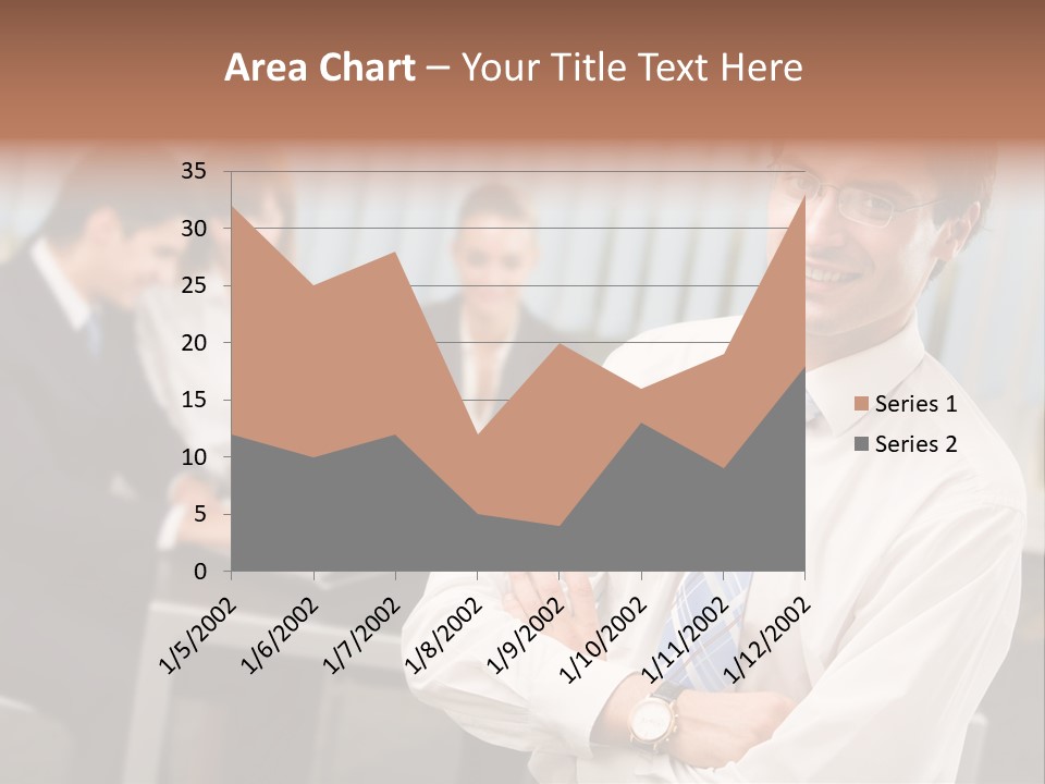 Portrait Of Successful Businessman And Business Team At Office Meeting PowerPoint Template