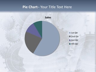 A Powerpoint Presentation With Gears On It PowerPoint Template