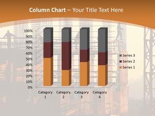 A Group Of People Standing On Top Of A Building Under Construction PowerPoint Template