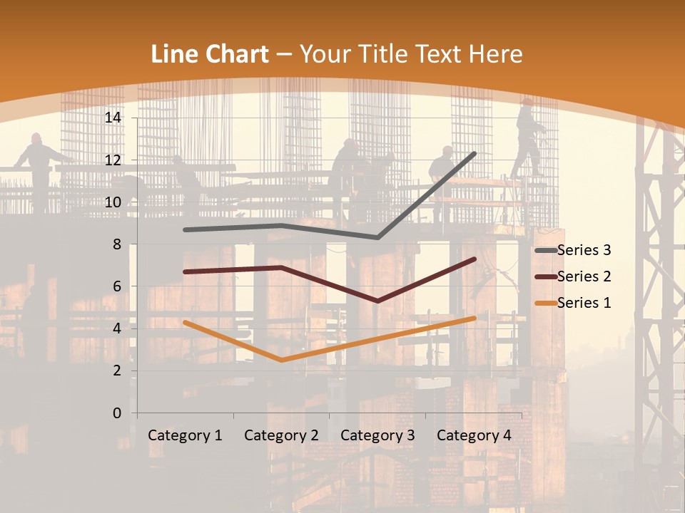 A Group Of People Standing On Top Of A Building Under Construction PowerPoint Template