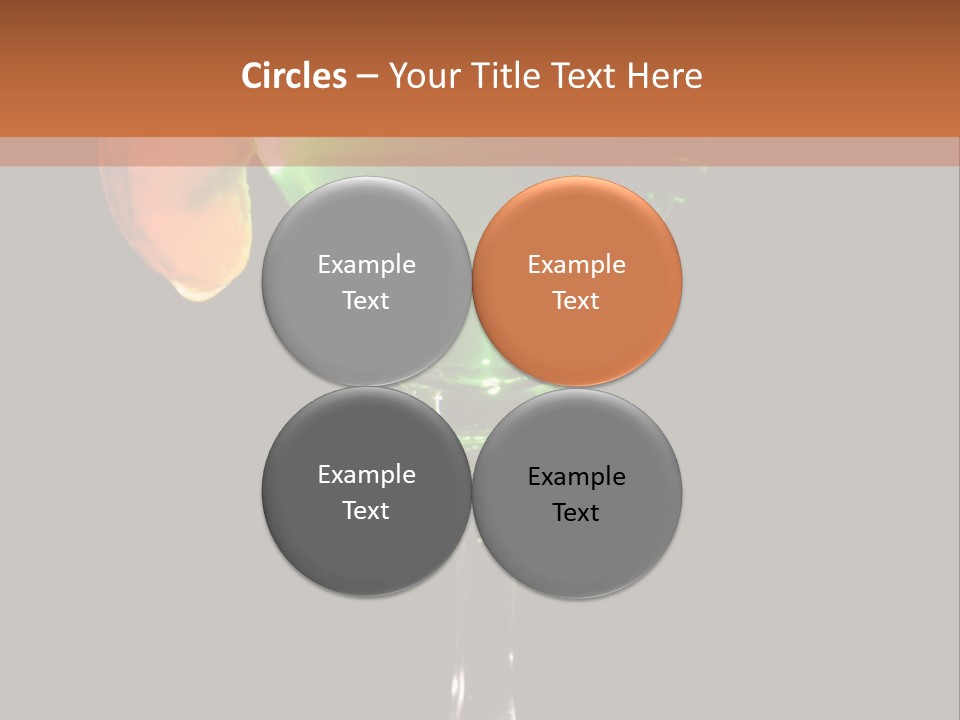 Back Lit Martini Glass With Absinthe Cocktail Decorated By Salt Rim And Tangerine Slice PowerPoint Template