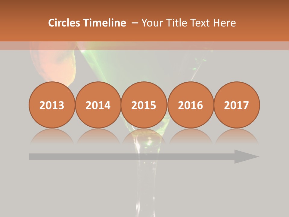 Back Lit Martini Glass With Absinthe Cocktail Decorated By Salt Rim And Tangerine Slice PowerPoint Template