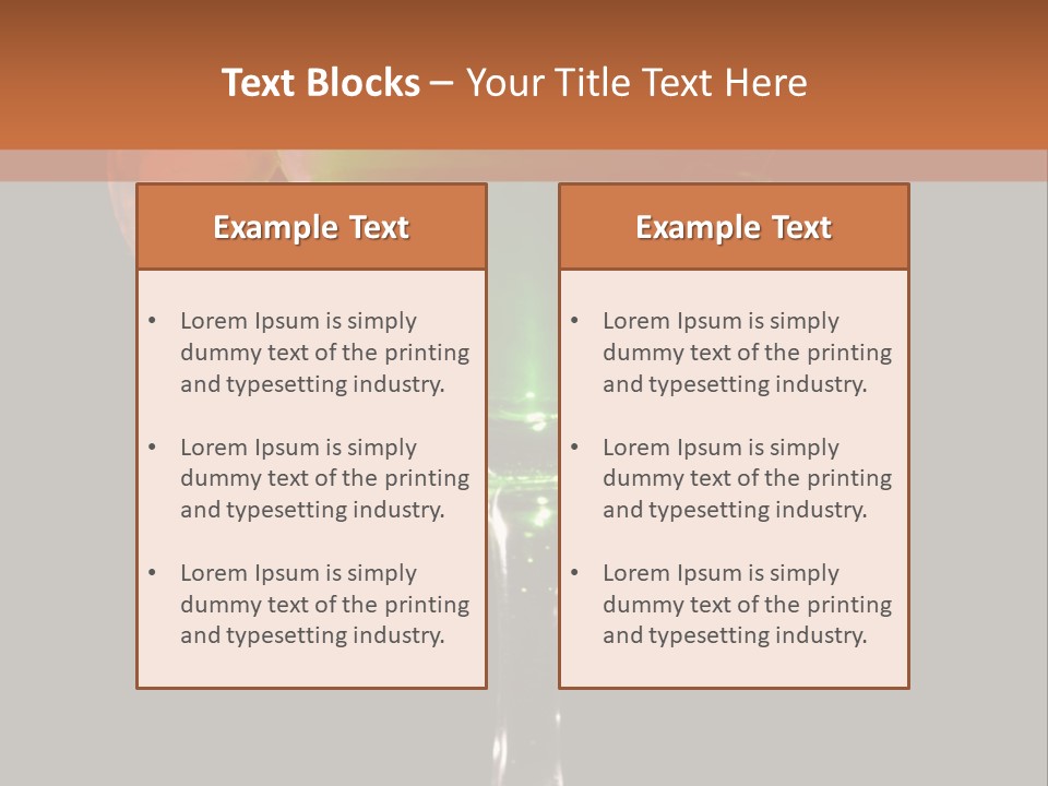 Back Lit Martini Glass With Absinthe Cocktail Decorated By Salt Rim And Tangerine Slice PowerPoint Template