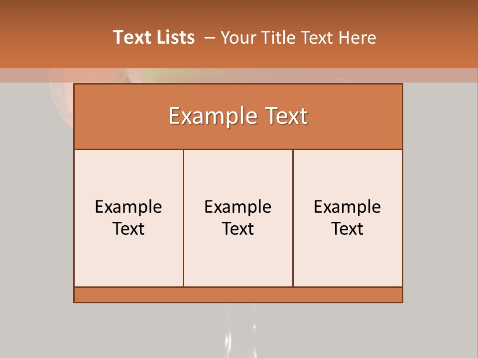 Back Lit Martini Glass With Absinthe Cocktail Decorated By Salt Rim And Tangerine Slice PowerPoint Template