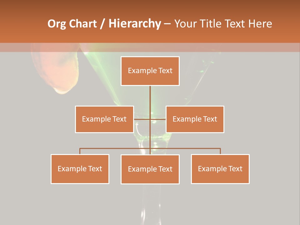 Back Lit Martini Glass With Absinthe Cocktail Decorated By Salt Rim And Tangerine Slice PowerPoint Template