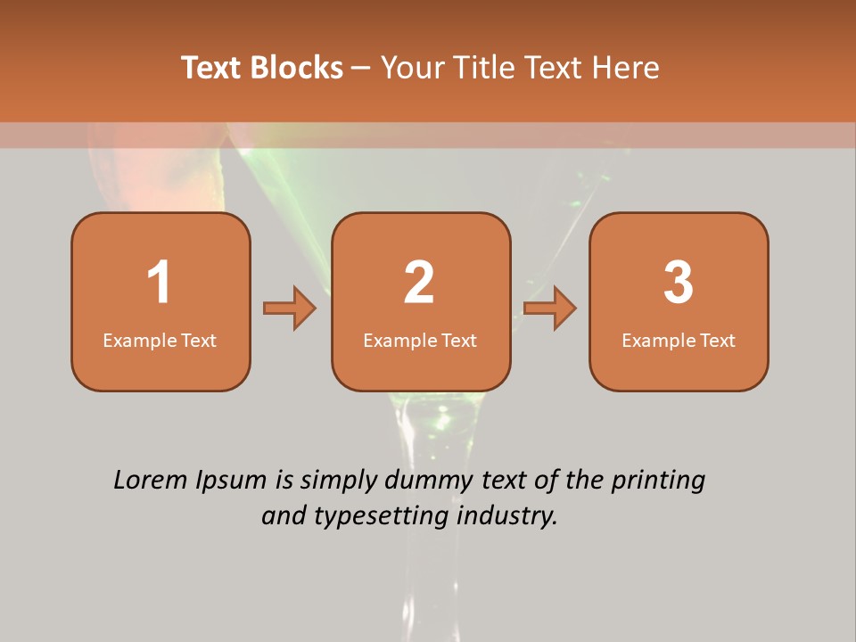 Back Lit Martini Glass With Absinthe Cocktail Decorated By Salt Rim And Tangerine Slice PowerPoint Template