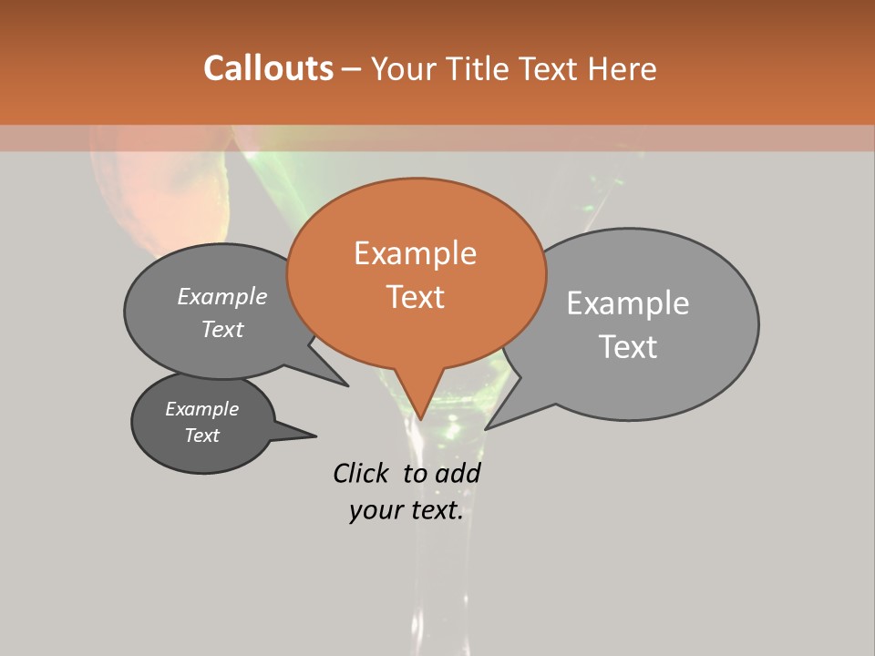 Back Lit Martini Glass With Absinthe Cocktail Decorated By Salt Rim And Tangerine Slice PowerPoint Template