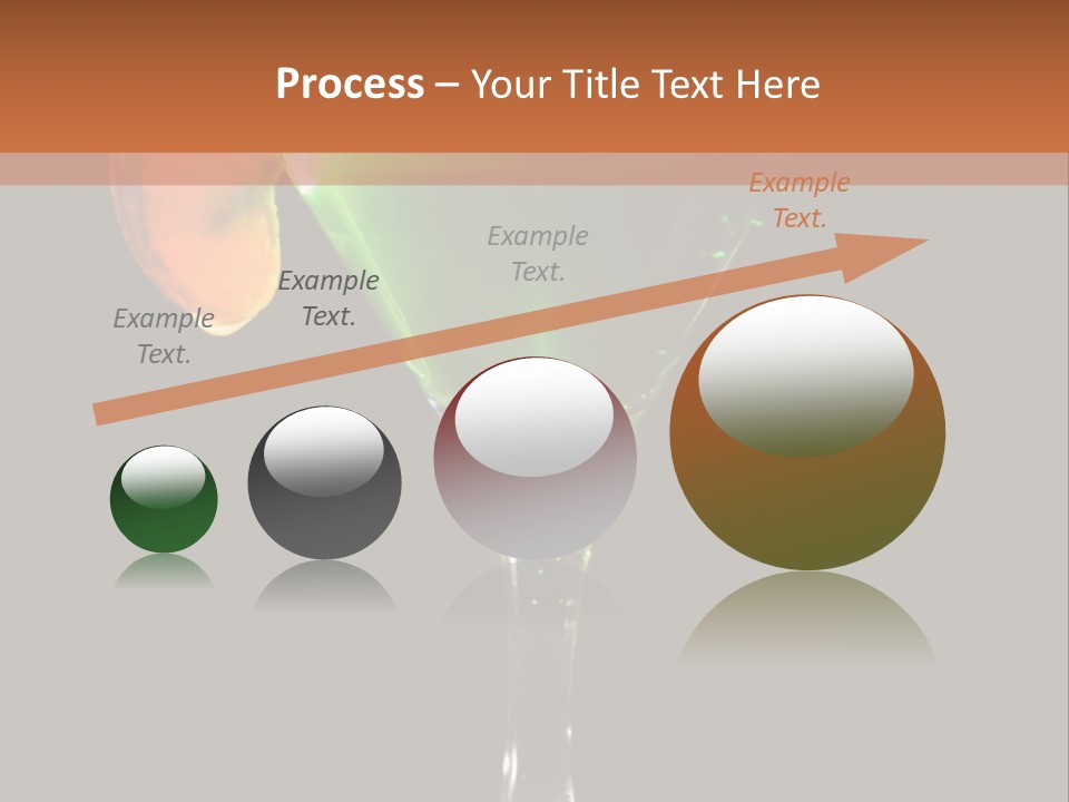 Back Lit Martini Glass With Absinthe Cocktail Decorated By Salt Rim And Tangerine Slice PowerPoint Template