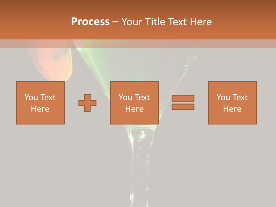 Back Lit Martini Glass With Absinthe Cocktail Decorated By Salt Rim And Tangerine Slice PowerPoint Template