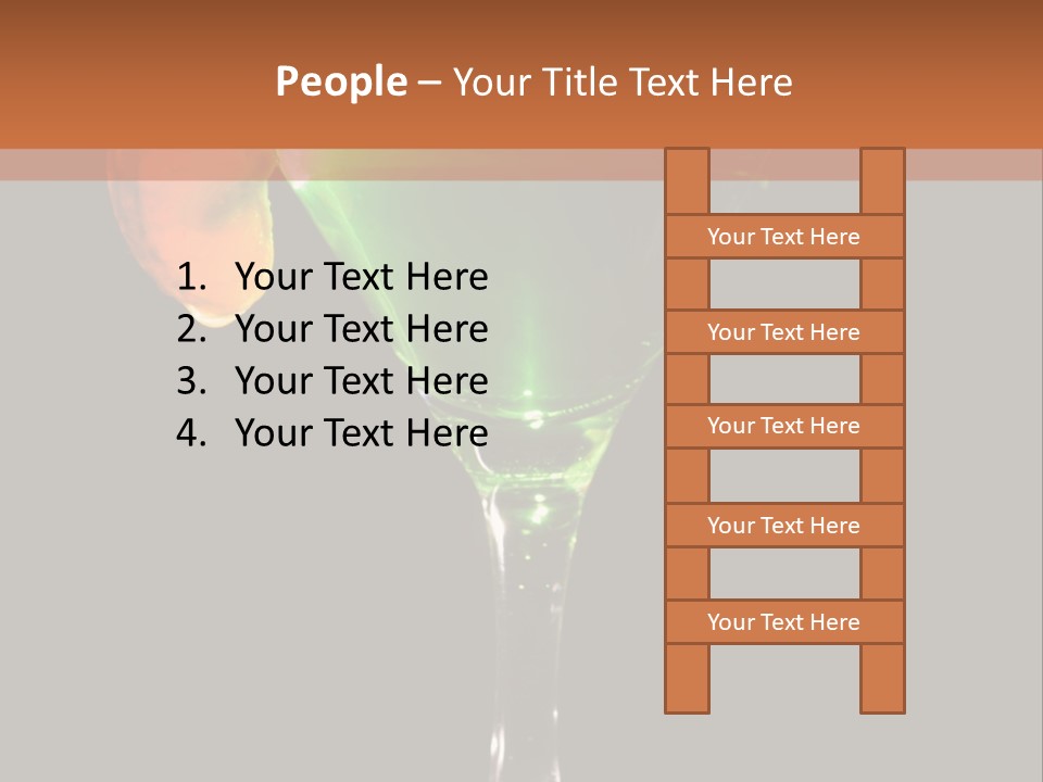 Back Lit Martini Glass With Absinthe Cocktail Decorated By Salt Rim And Tangerine Slice PowerPoint Template