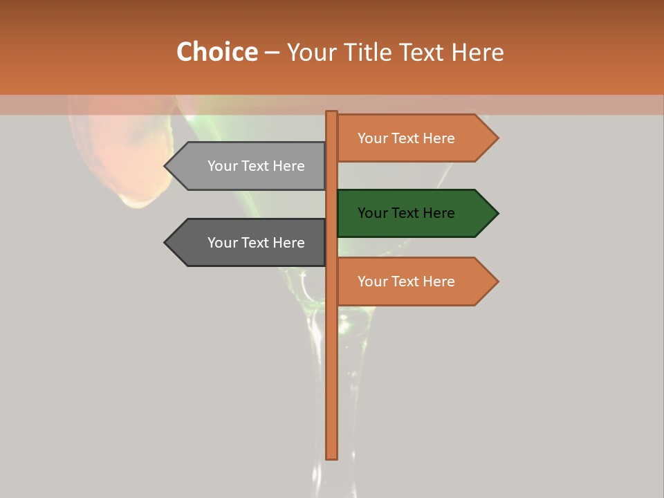 Back Lit Martini Glass With Absinthe Cocktail Decorated By Salt Rim And Tangerine Slice PowerPoint Template