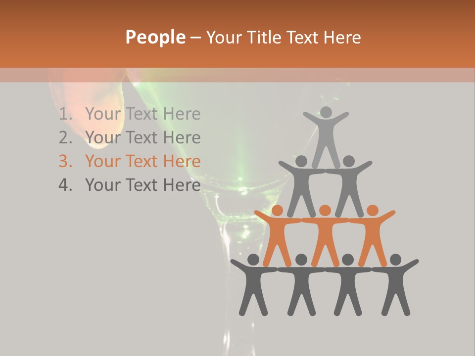 Back Lit Martini Glass With Absinthe Cocktail Decorated By Salt Rim And Tangerine Slice PowerPoint Template