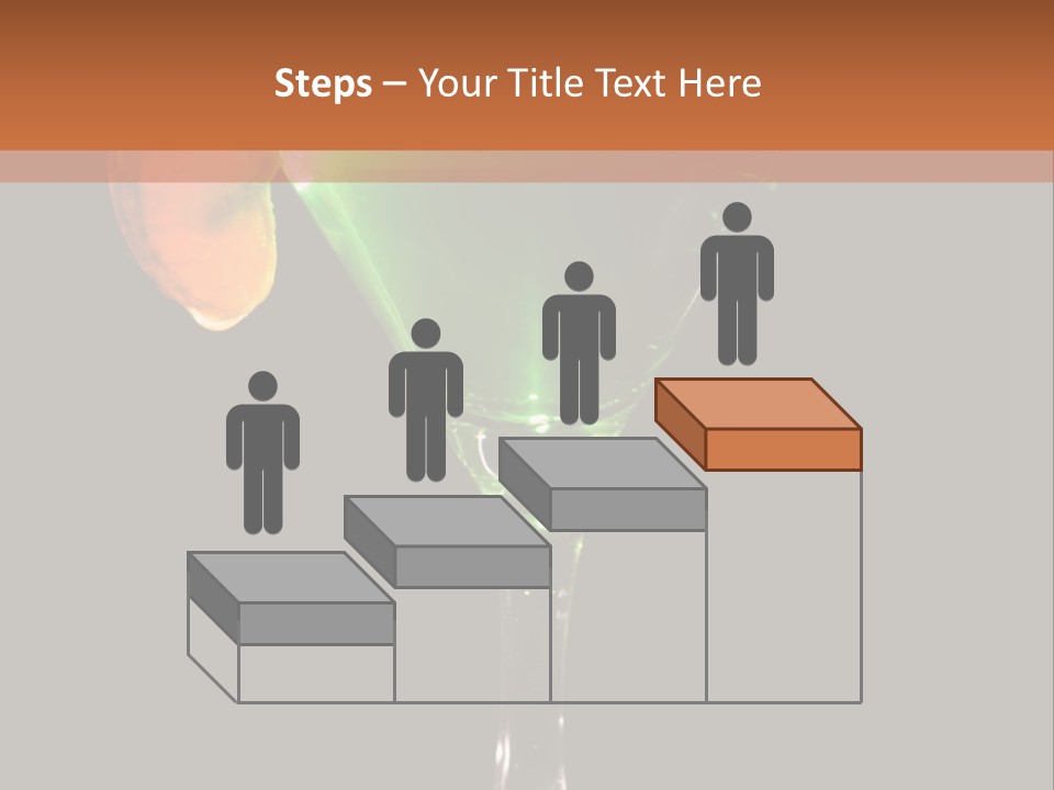 Back Lit Martini Glass With Absinthe Cocktail Decorated By Salt Rim And Tangerine Slice PowerPoint Template