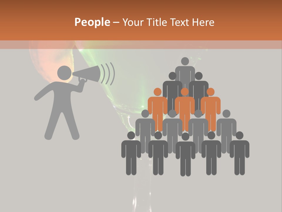 Back Lit Martini Glass With Absinthe Cocktail Decorated By Salt Rim And Tangerine Slice PowerPoint Template