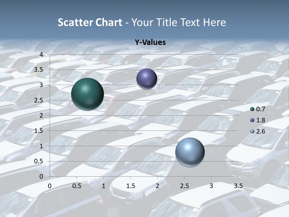 New Cars At Port PowerPoint Template