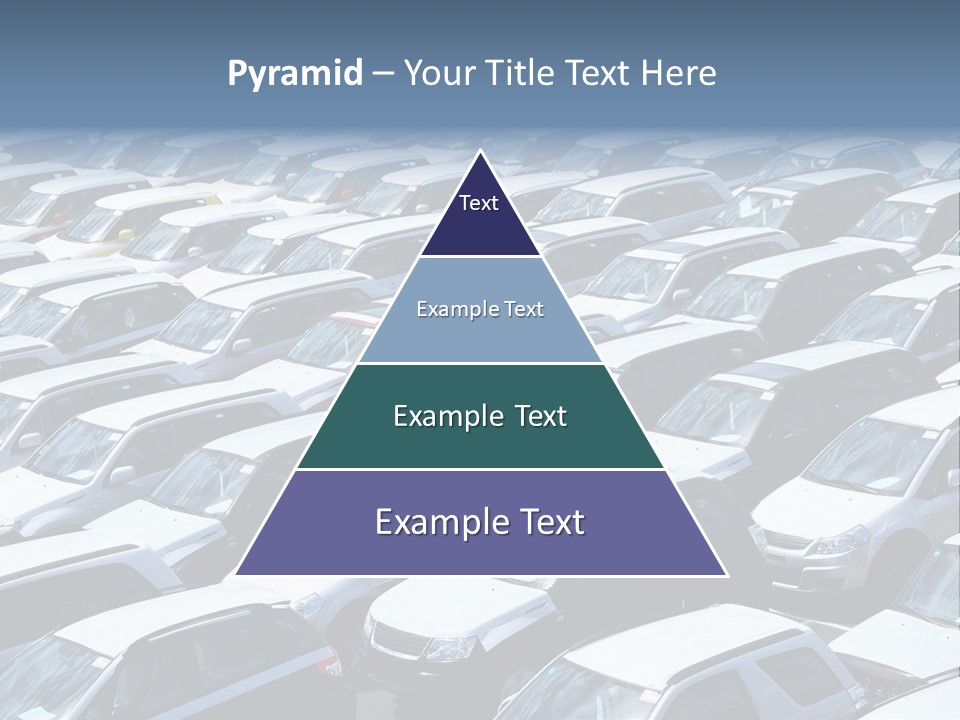 New Cars At Port PowerPoint Template