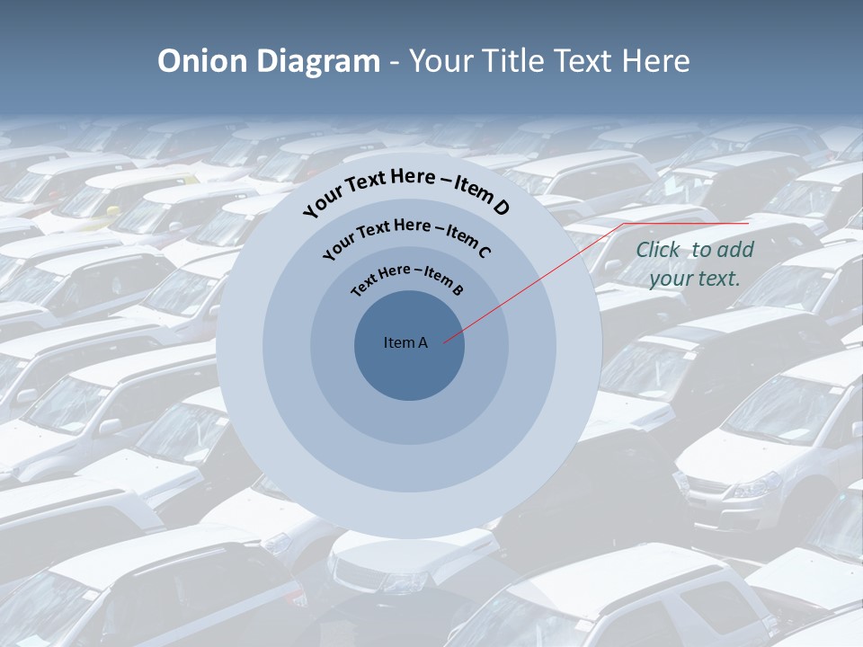 New Cars At Port PowerPoint Template