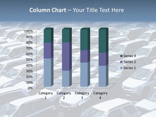 New Cars At Port PowerPoint Template