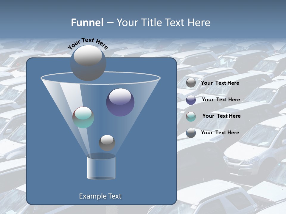 New Cars At Port PowerPoint Template
