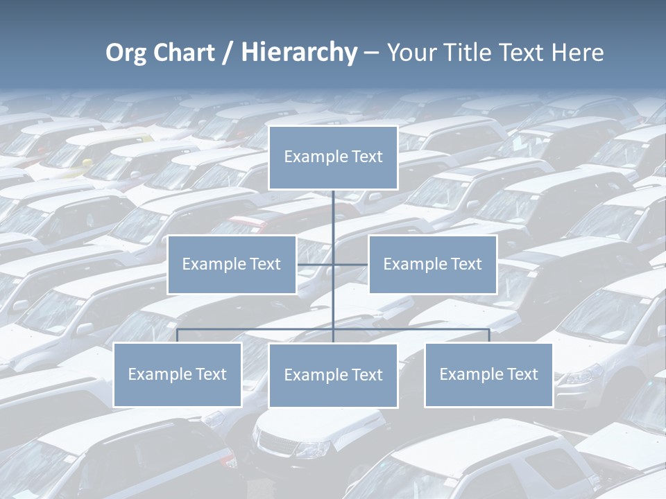 New Cars At Port PowerPoint Template