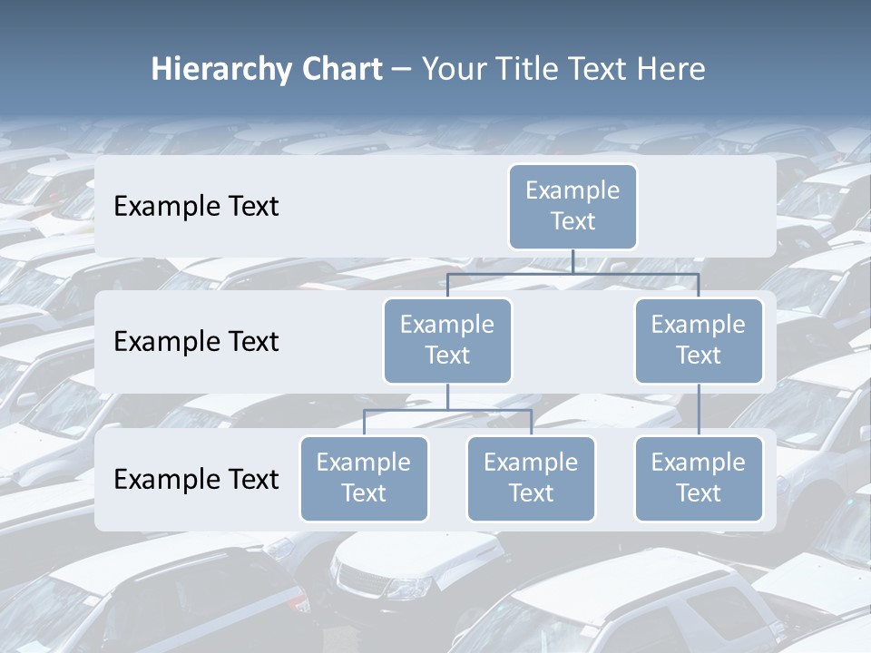 New Cars At Port PowerPoint Template