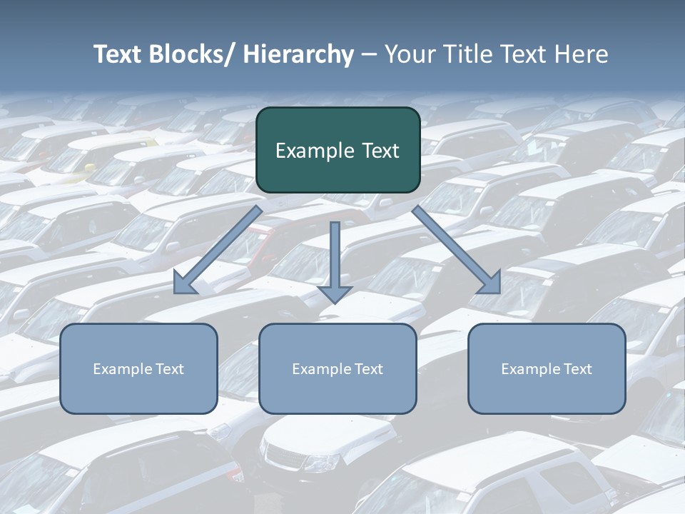 New Cars At Port PowerPoint Template
