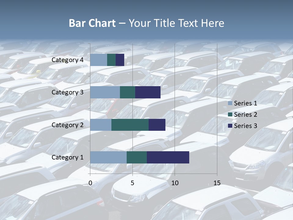 New Cars At Port PowerPoint Template