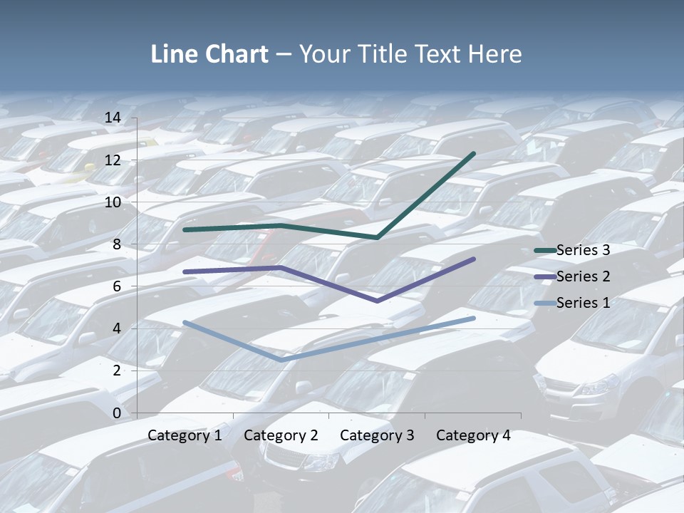 New Cars At Port PowerPoint Template