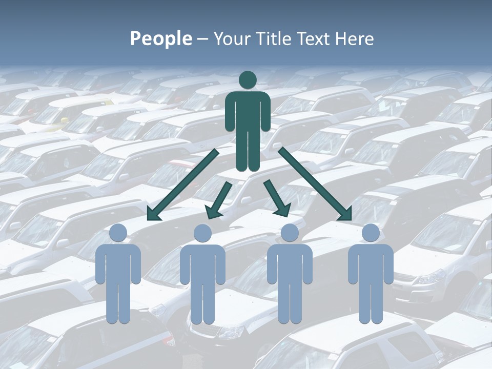 New Cars At Port PowerPoint Template