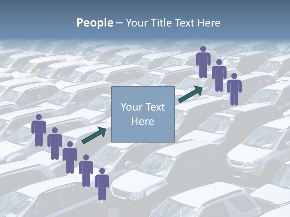 New Cars At Port PowerPoint Template