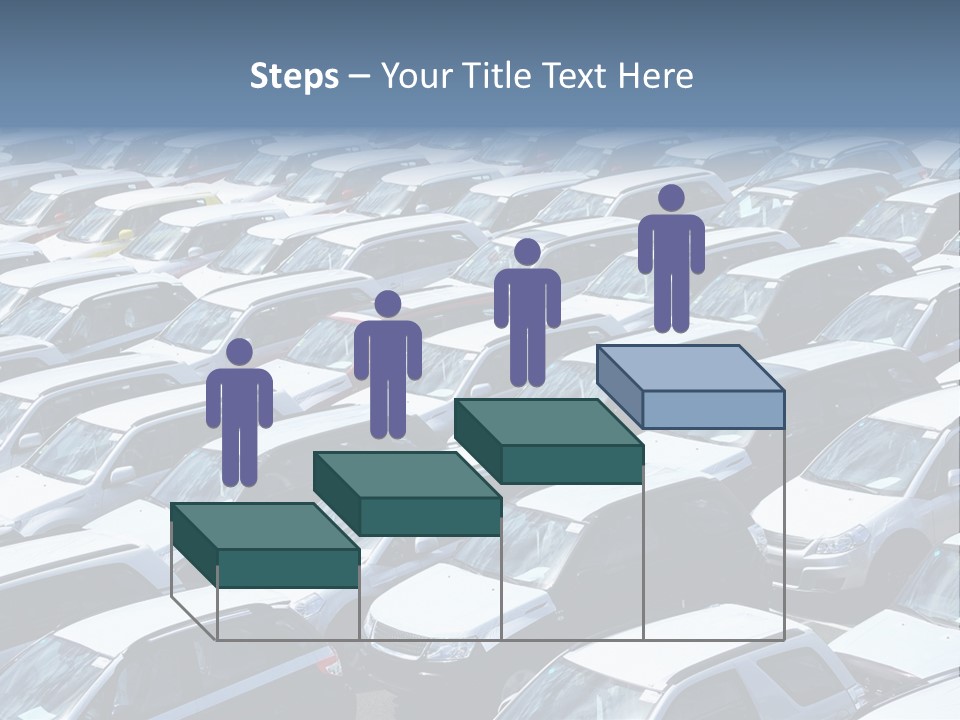 New Cars At Port PowerPoint Template