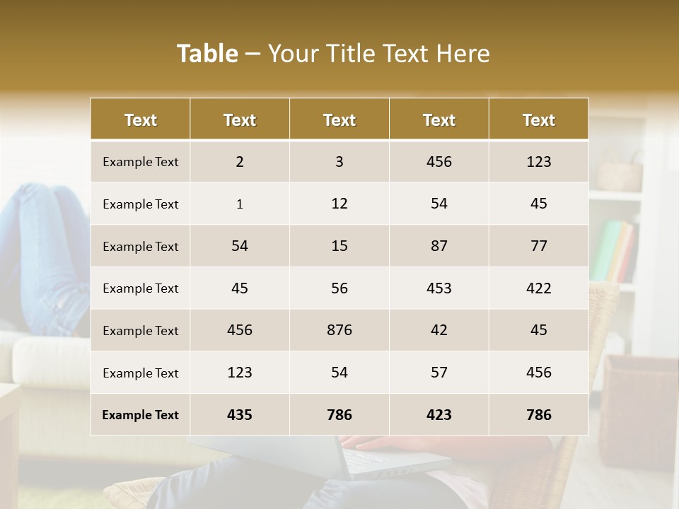 Beautiful Girl Is Using Headset, Isolated On White PowerPoint Template