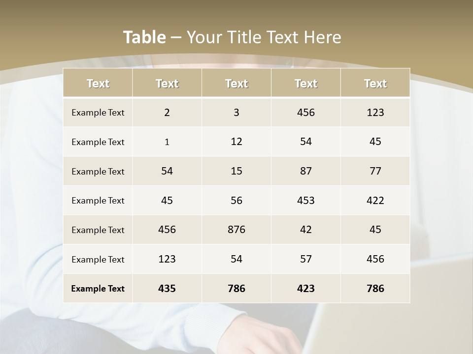 Beautiful Girl Is Using Headset, Isolated On White PowerPoint Template