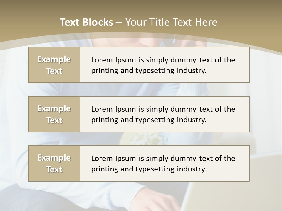 Beautiful Girl Is Using Headset, Isolated On White PowerPoint Template