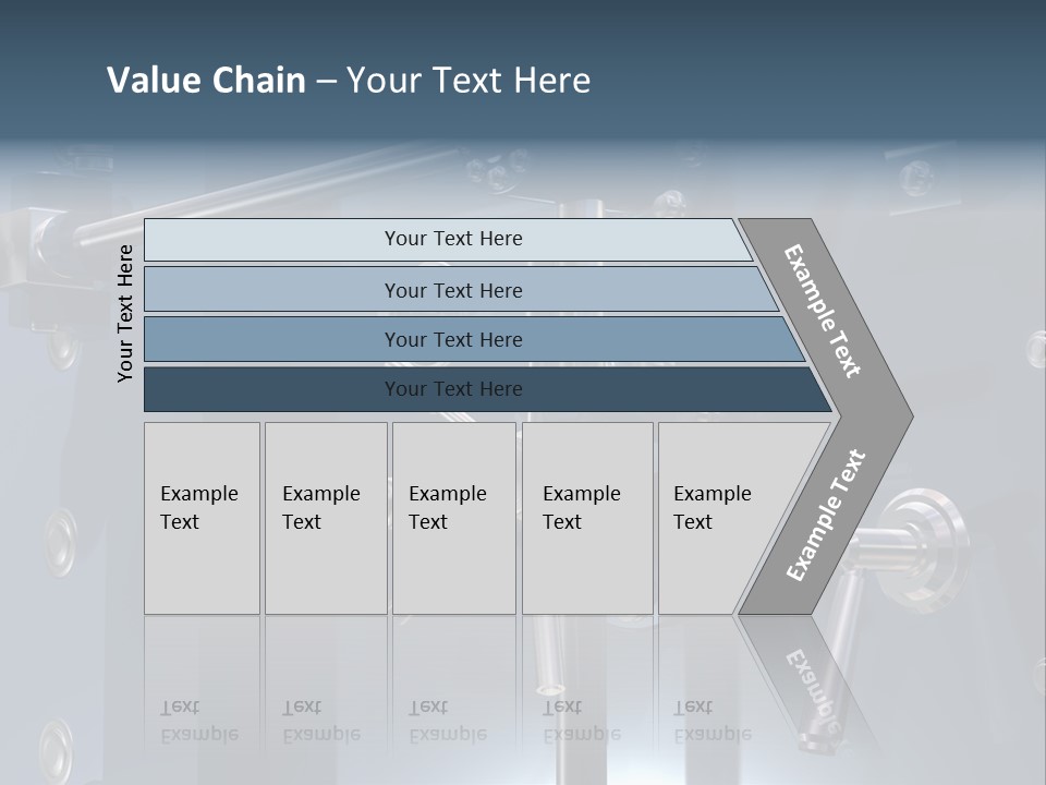 Illustration Of A Secure Bank Vault Up Close PowerPoint Template