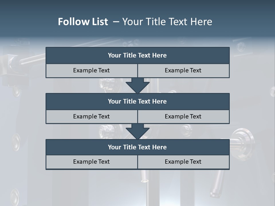 Illustration Of A Secure Bank Vault Up Close PowerPoint Template