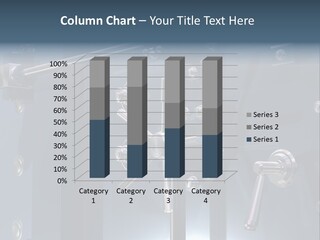 Illustration Of A Secure Bank Vault Up Close PowerPoint Template