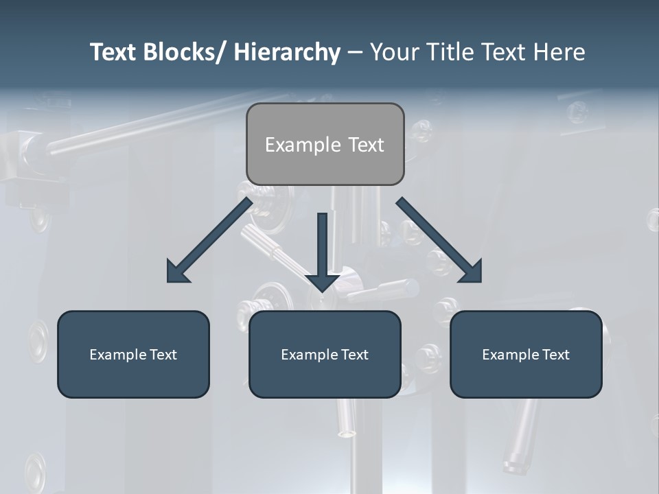 Illustration Of A Secure Bank Vault Up Close PowerPoint Template