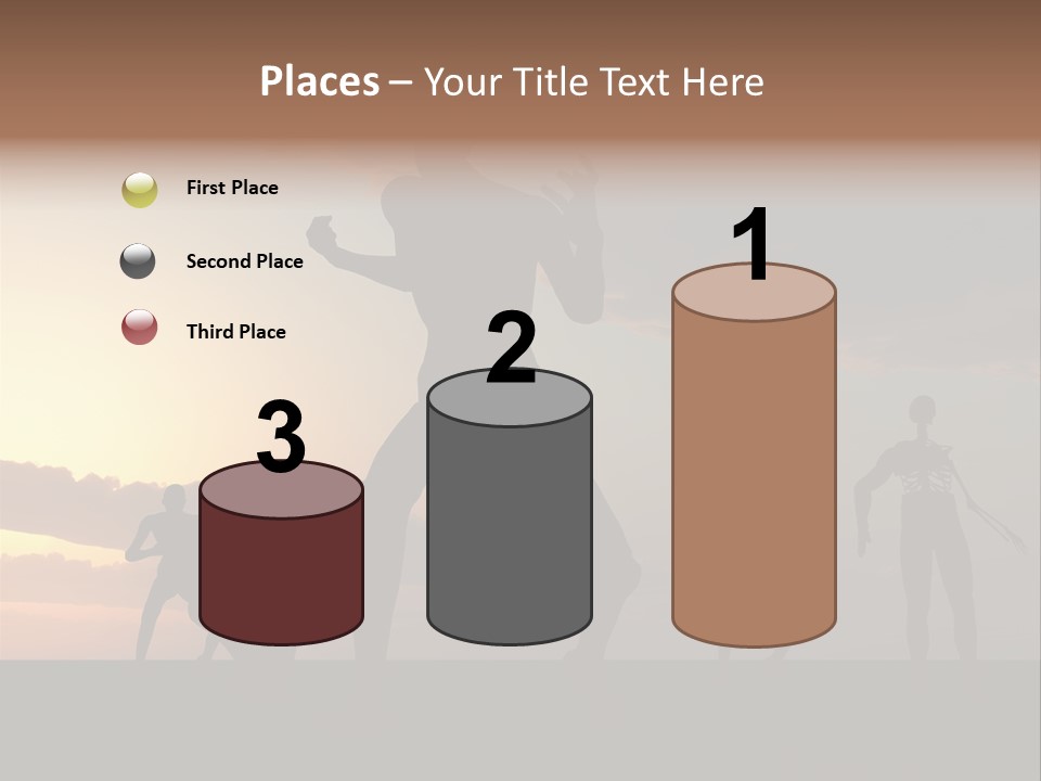 Zombies With A Sky Background PowerPoint Template